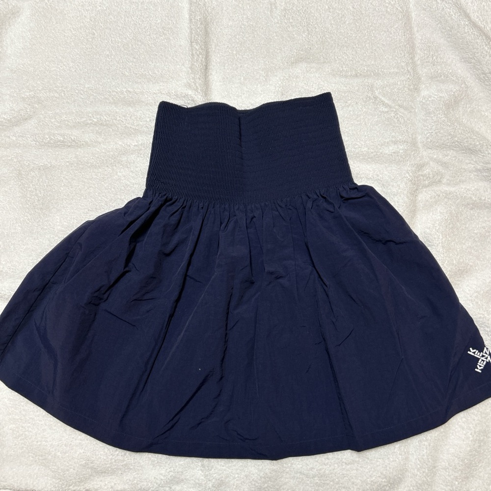 KENZO Blue Kenzo Sport 'Little X' Mini Skirt